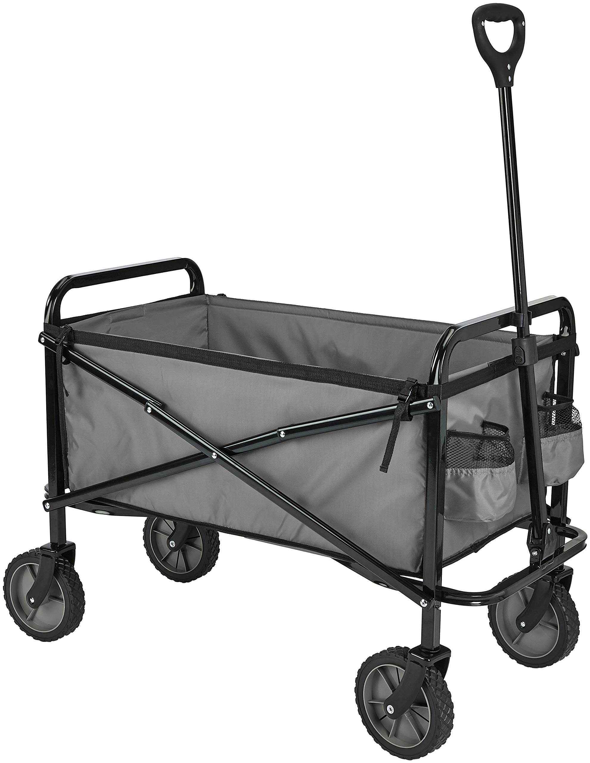 AmazonBasics Carrello Pieghevole Giardino Rosso 120 kg