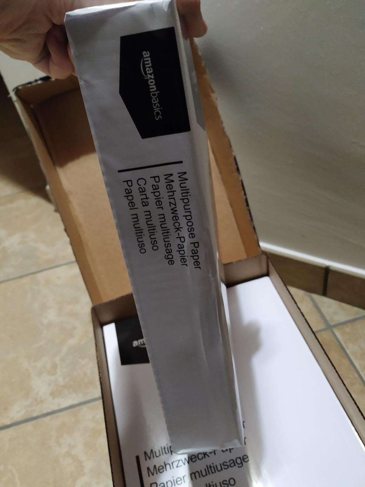 Amazon Basics Carta da Stampa Multiuso A4 80g 2500 Fogli Bianca