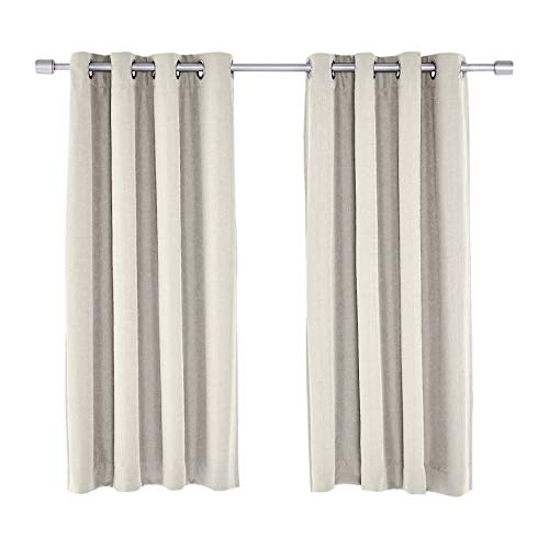 Amazon Basics Mabry 52x54 tende oscuranti avorio 2 pezzi blackout