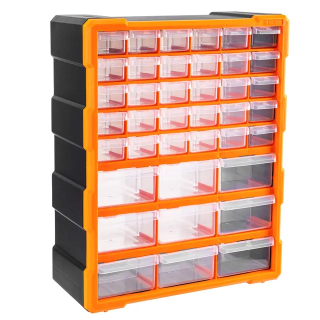Amazon Basics Organizer 39 Cassetti Nero Porta Minuteria Parete