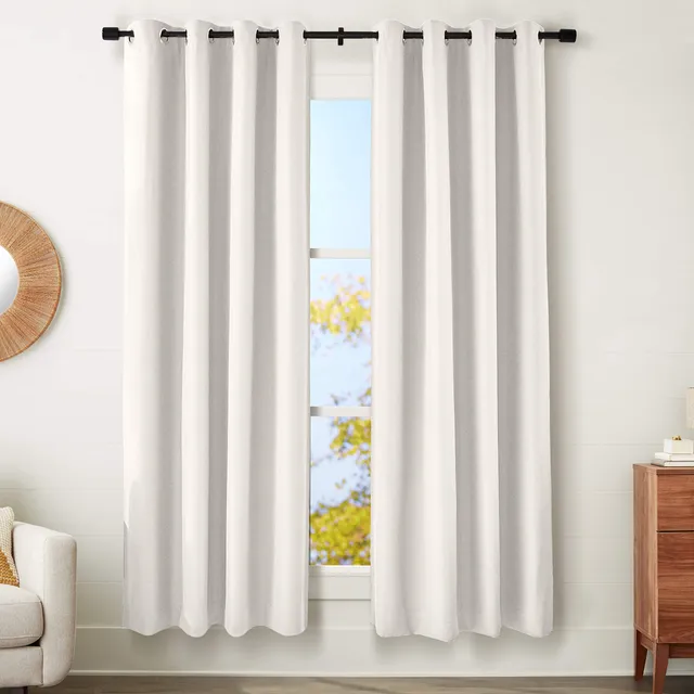 Amazon Basics Mabry 52x95 tende oscuranti avorio 2 pezzi blackout