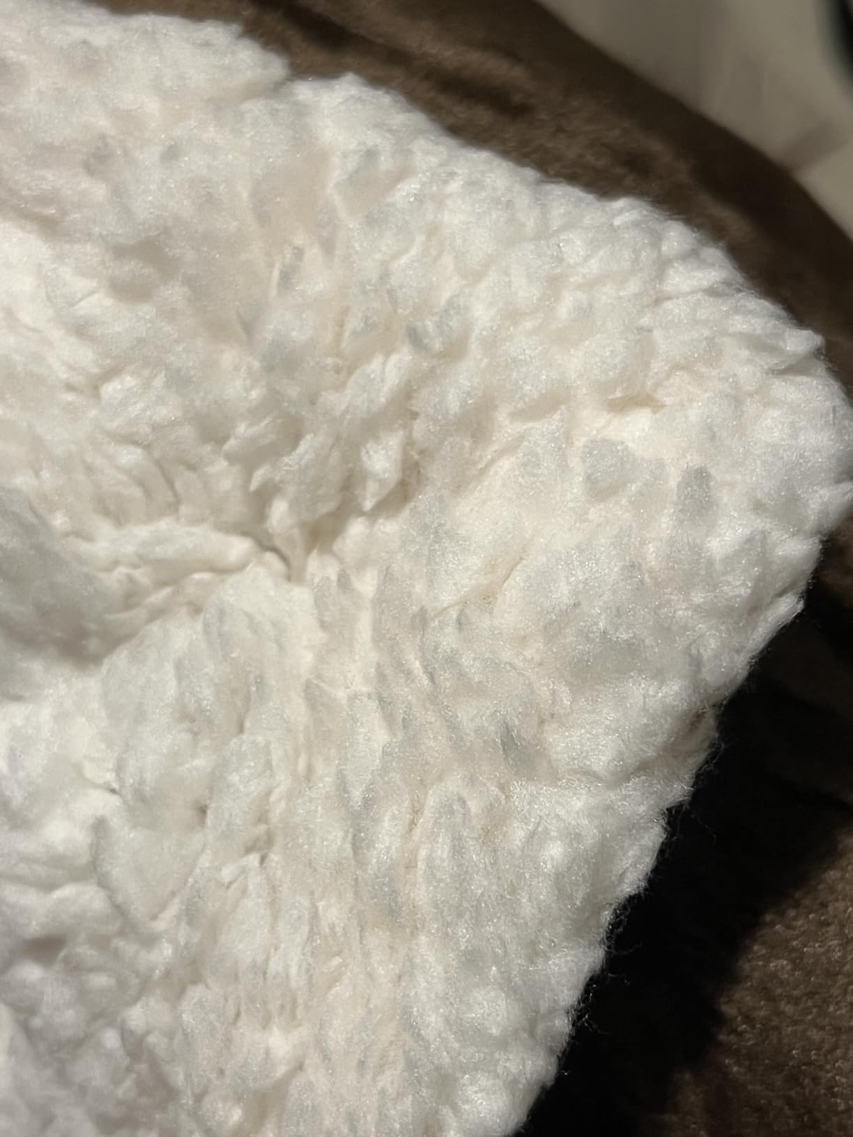 Amazon Basics coperta sherpa marrone 127x152 reversibile