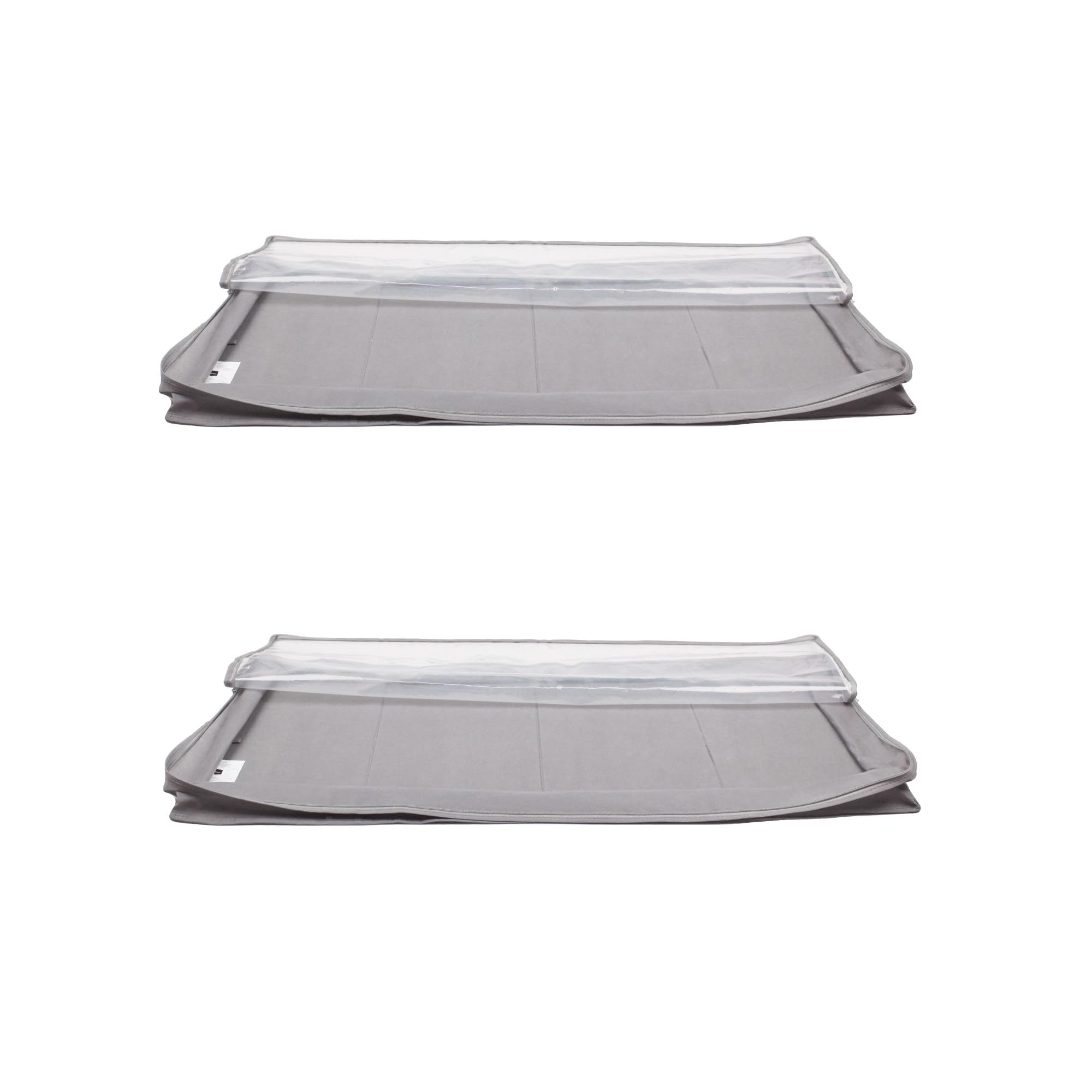 AmazonBasics Contenitore Sottoletto 77x51cm Grigio 2 Pezzi