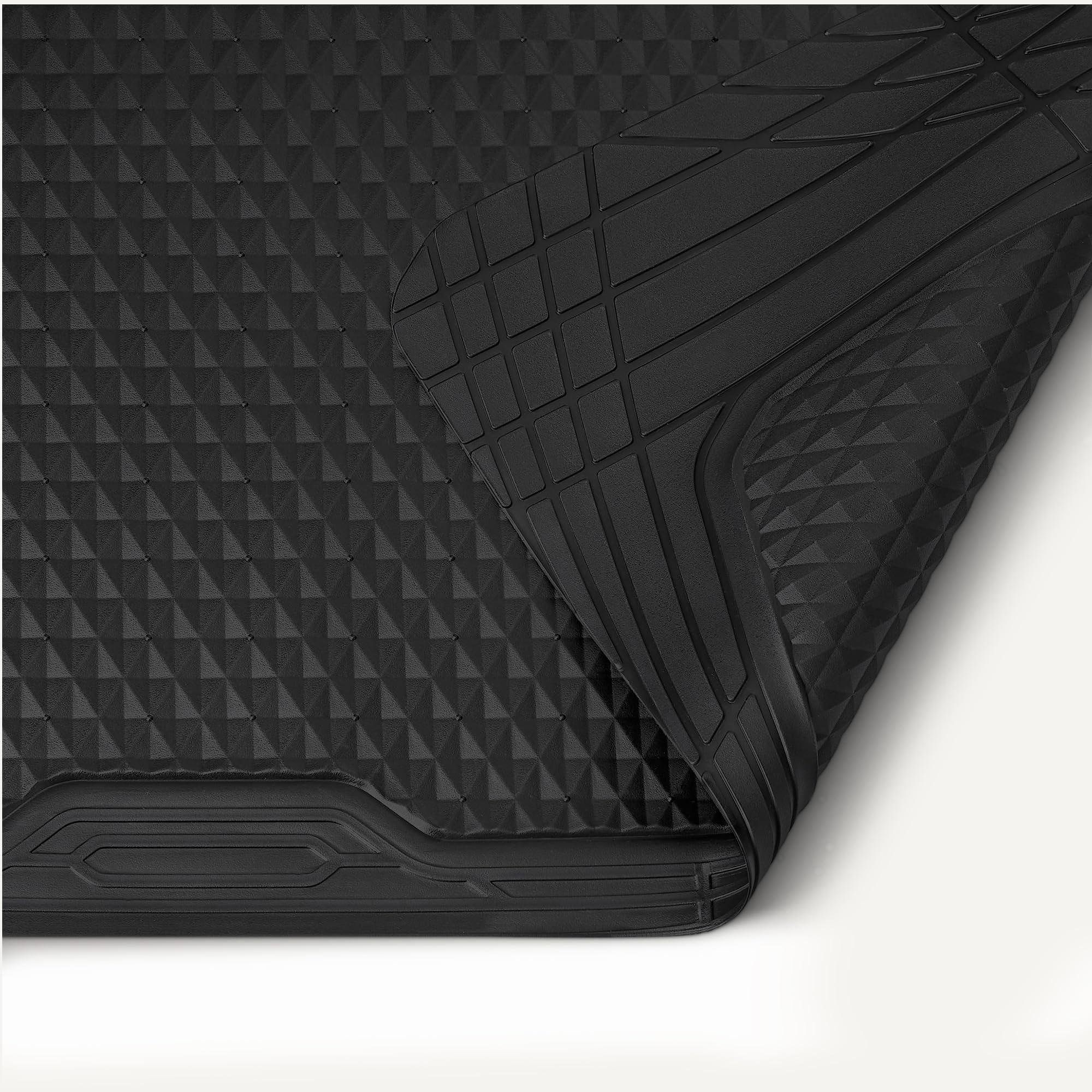 Amazon Basics tappetino bagagliaio PVC nero 132,8x94,5 cm