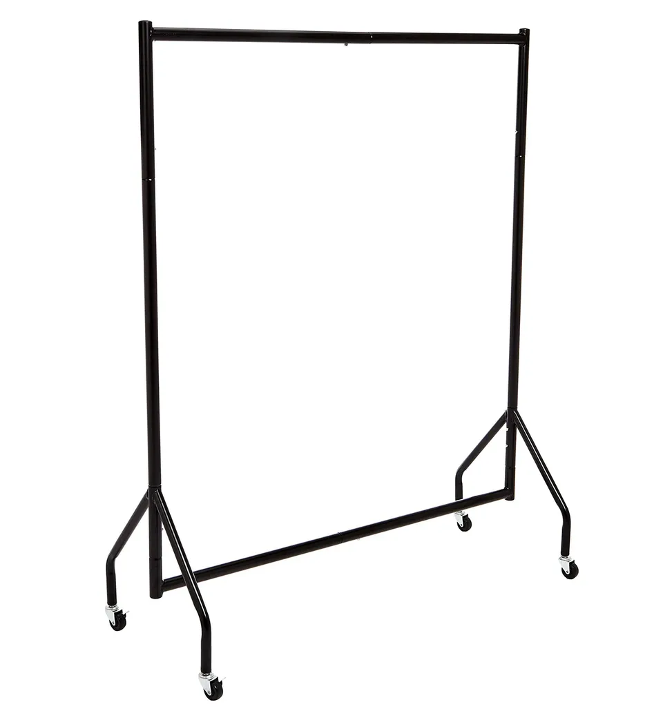 Amazon Basics Stand Appendiabiti 1,21 x 1,52 m Nero Acciaio