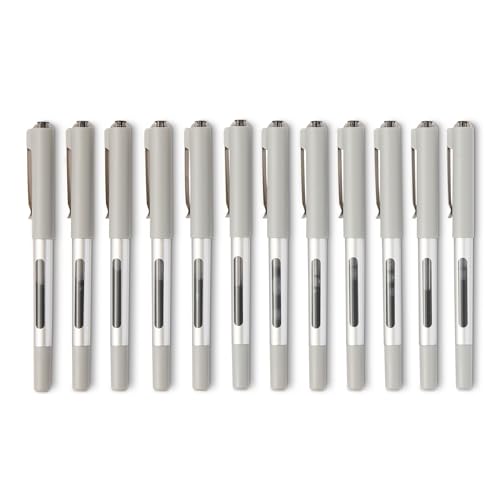 Amazon Basics Penne Gel Roller 0,7mm Nere 12 Pezzi