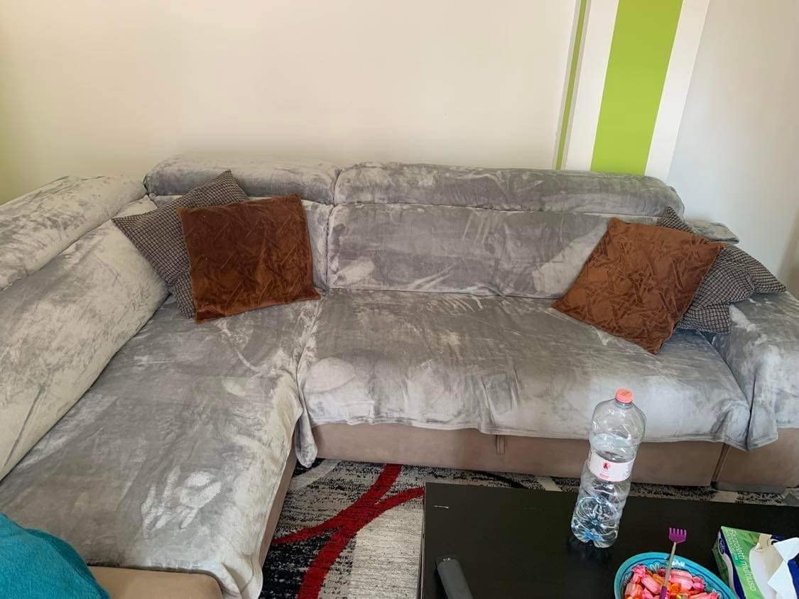 AmazonBasics coperta pile sabbia 229x274 cm