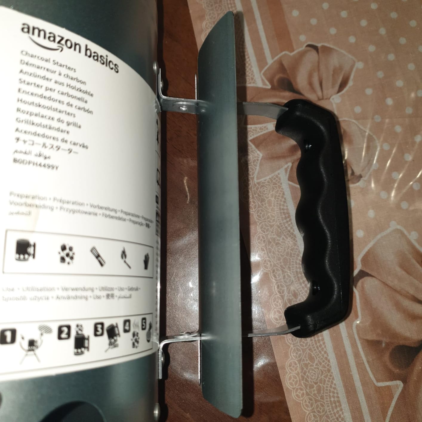 AmazonBasics Ciminiera di Accensione Carbone Barbecue 3 kg