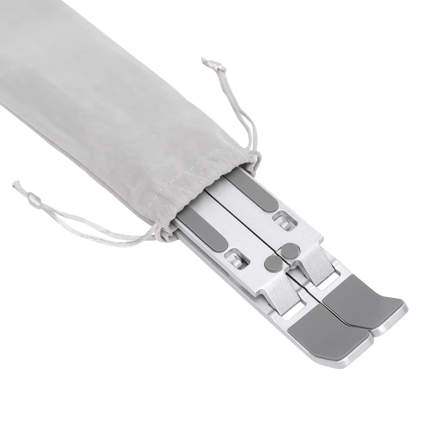 Amazon Basics supporto laptop alluminio 10-15,6" argento 6 angoli