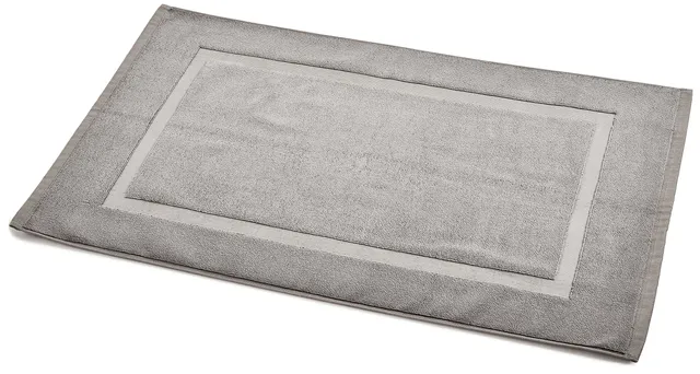 Amazon Basics tappetino bagno cotone grigio 51x79 cm