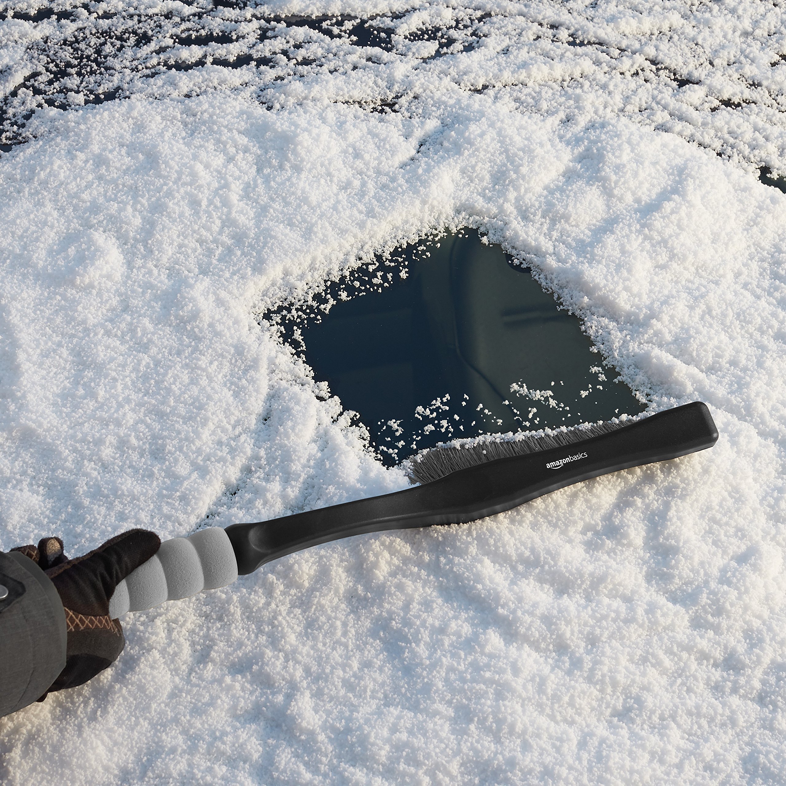 Amazon Basics spazzola neve auto con raschietto ghiaccio