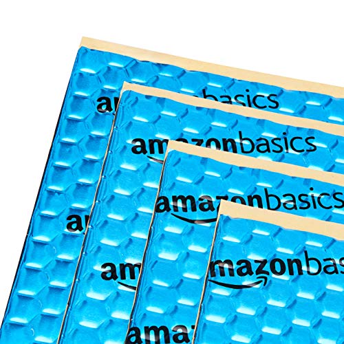 AmazonBasics Fonoassorbente Auto Butile Alluminio 34 Pezzi