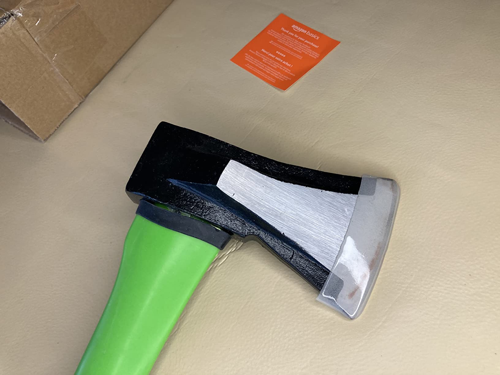 Amazon Basics ascia da spacco 36,8 cm verde acciaio