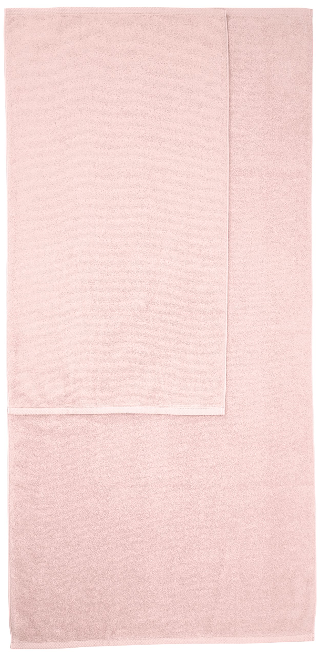 Amazon Basics Set Asciugamani 6 Pezzi Rosa Petalo Cotone