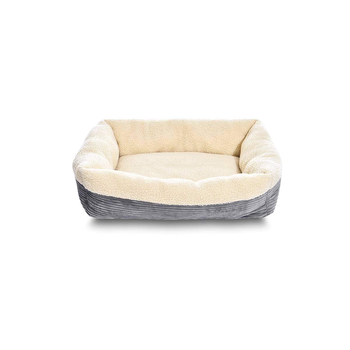 AmazonBasics Lettino Animali Riscaldante 61 cm Grigio