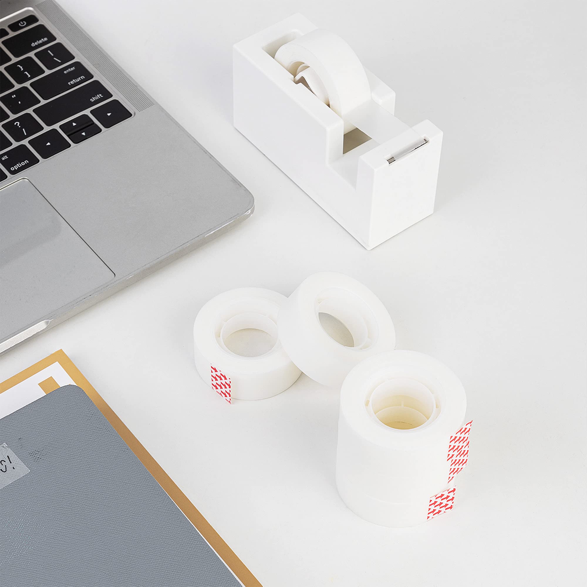 AmazonBasics 19 mm Nastro Adesivo Traslucido Confezione da 6