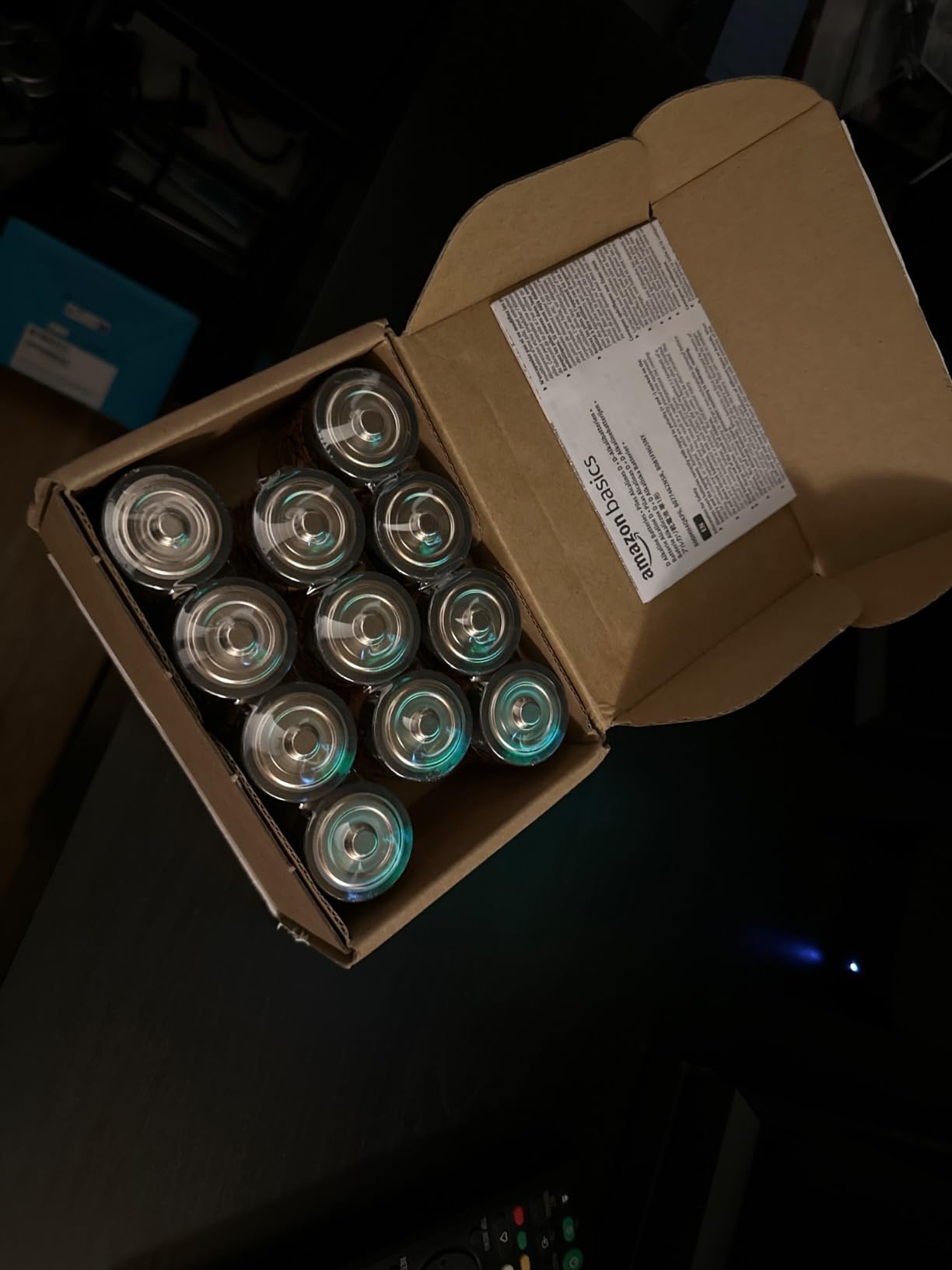 Amazon Basics batterie alcaline D 1,5V confezione 12 uso quotidiano