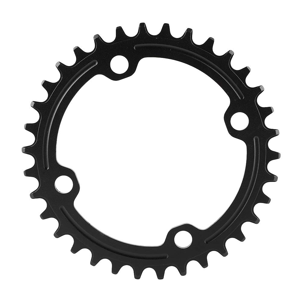 Elprico corona bici 34T BCD 104 nera alluminio