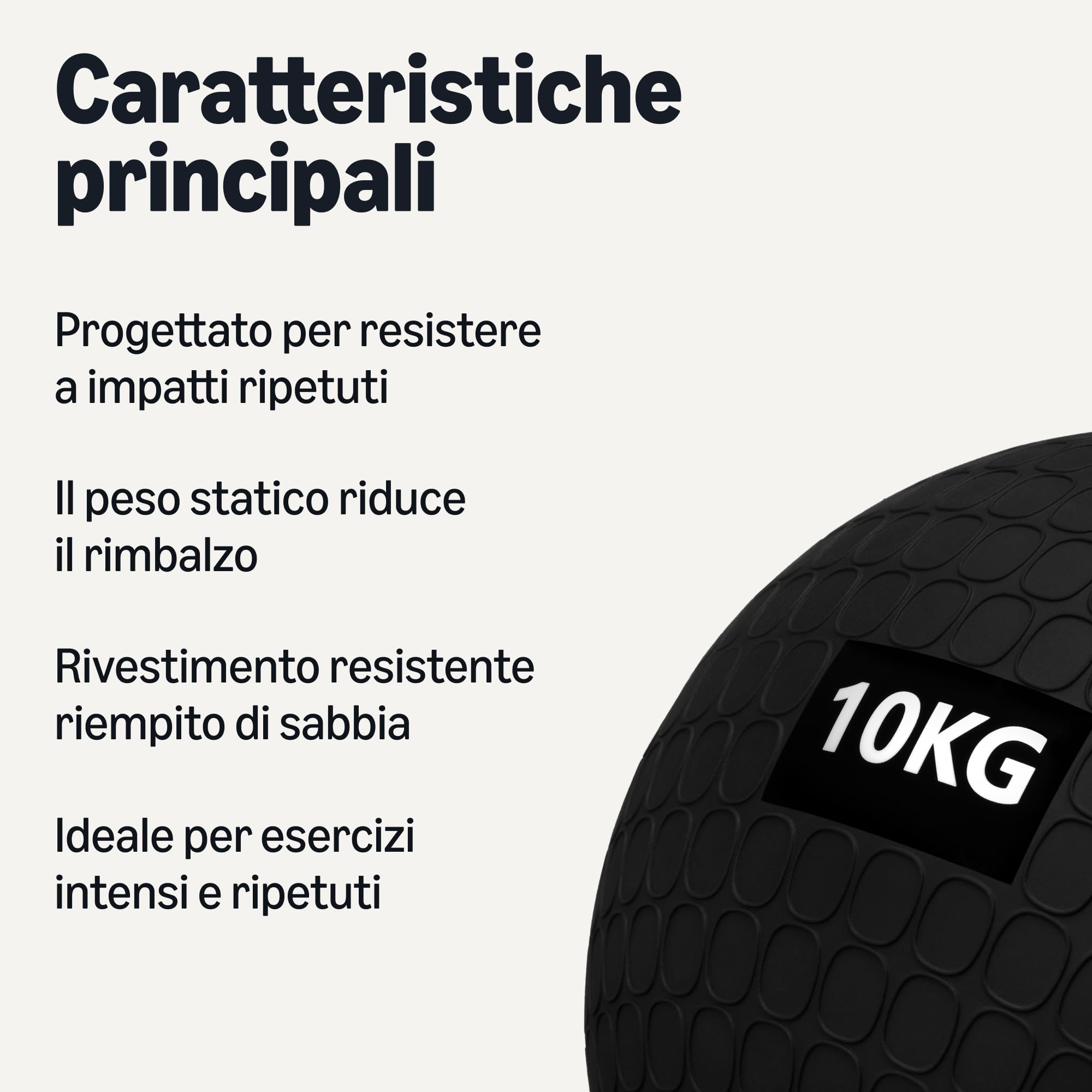 Amazon Basics slam ball palla medica 10 kg
