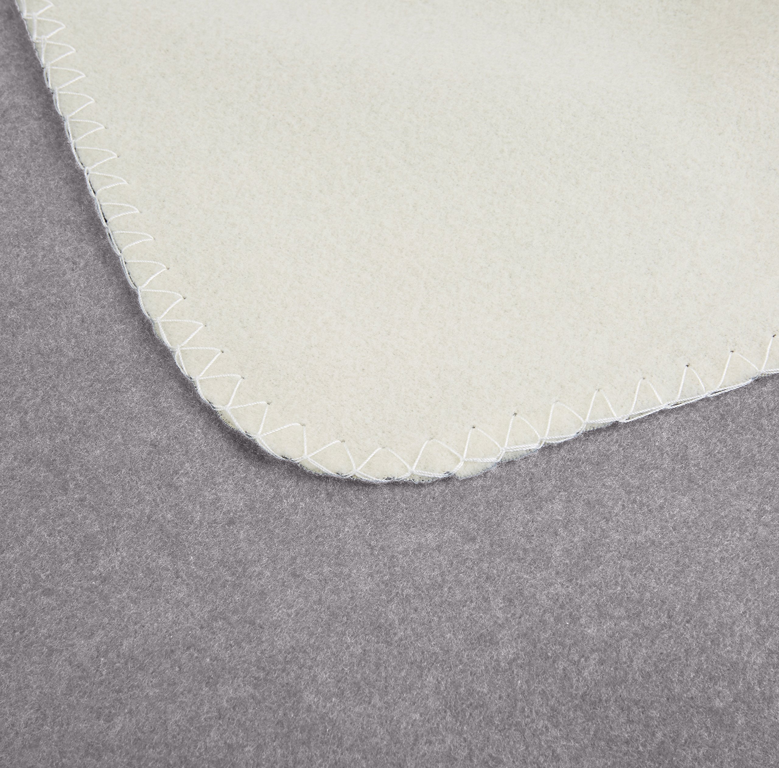 Amazon Basics Coperta Pile 150x200 cm Grigio Crema