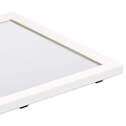 AmazonBasics Specchio da parete 51x71 cm bianco cornice standard