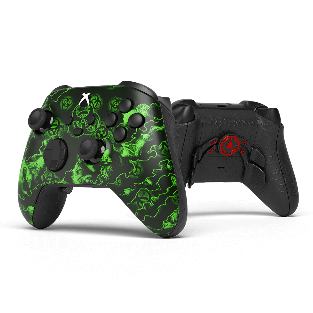 Aim Reaper Green Xbox Series X controller verde