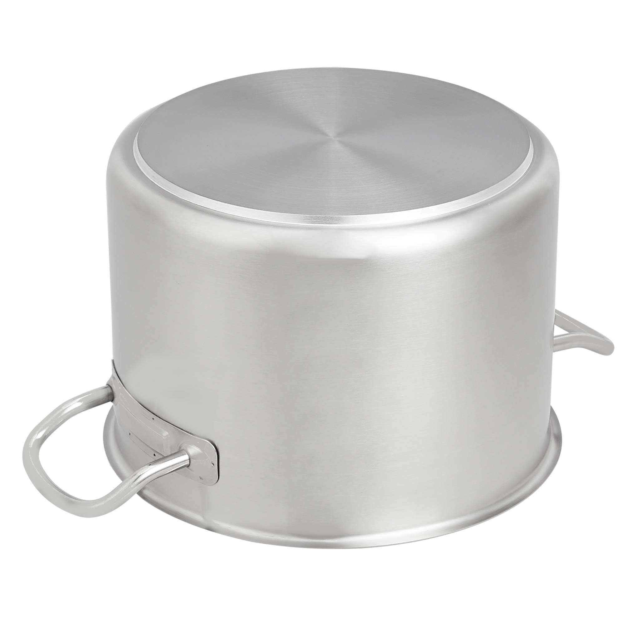 AmazonBasics Pentola Acciaio Inox 9,5 Litri con Coperchio