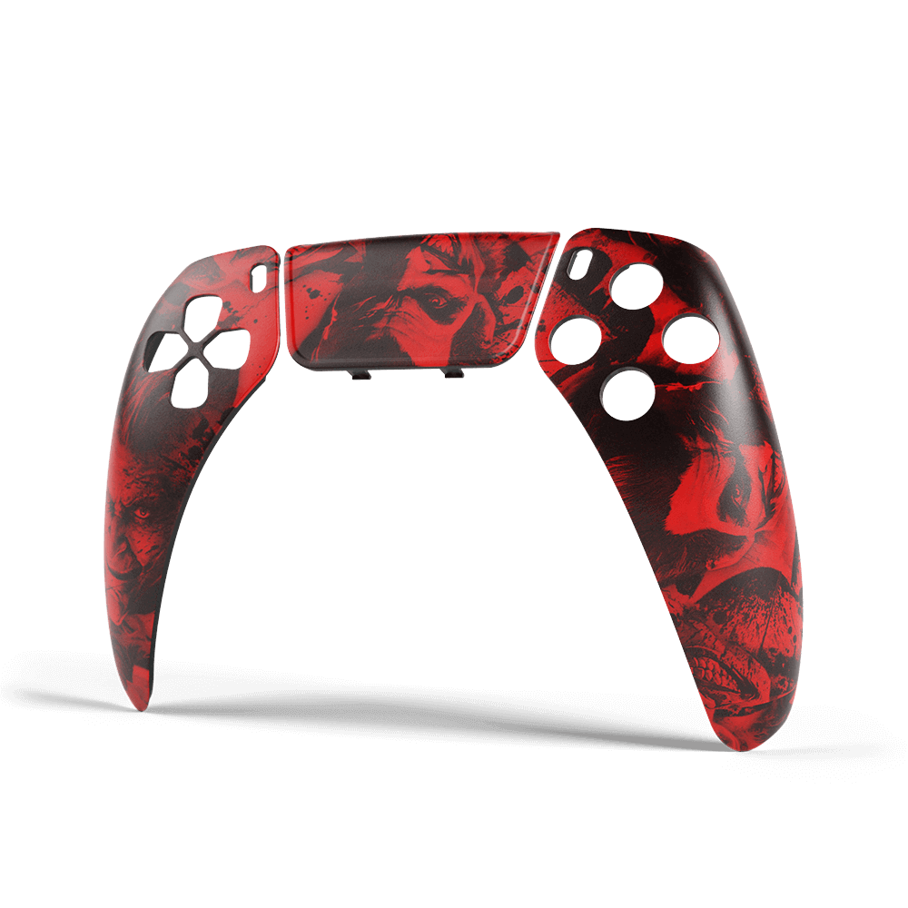 Aim Joker Red PS5 cover controller magnetica rossa