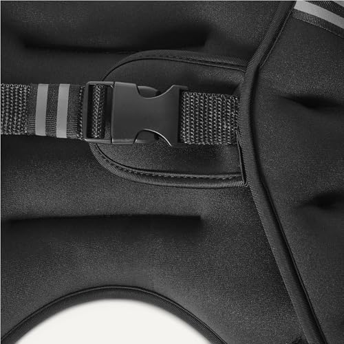 Amazon Basics Gilet Zavorrato 5,4 kg Nero Catarifrangente