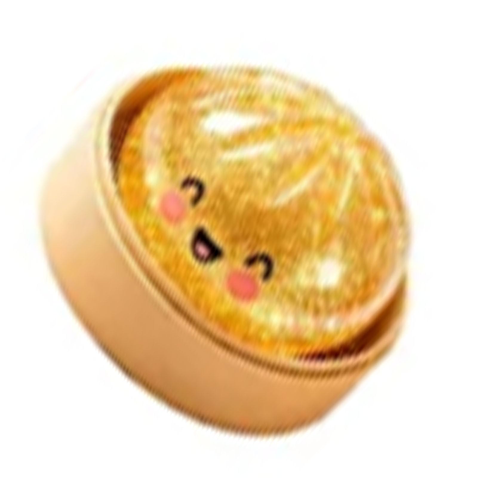 Elprico Pallina Antistress Panino TPR Glitter Oro 200g