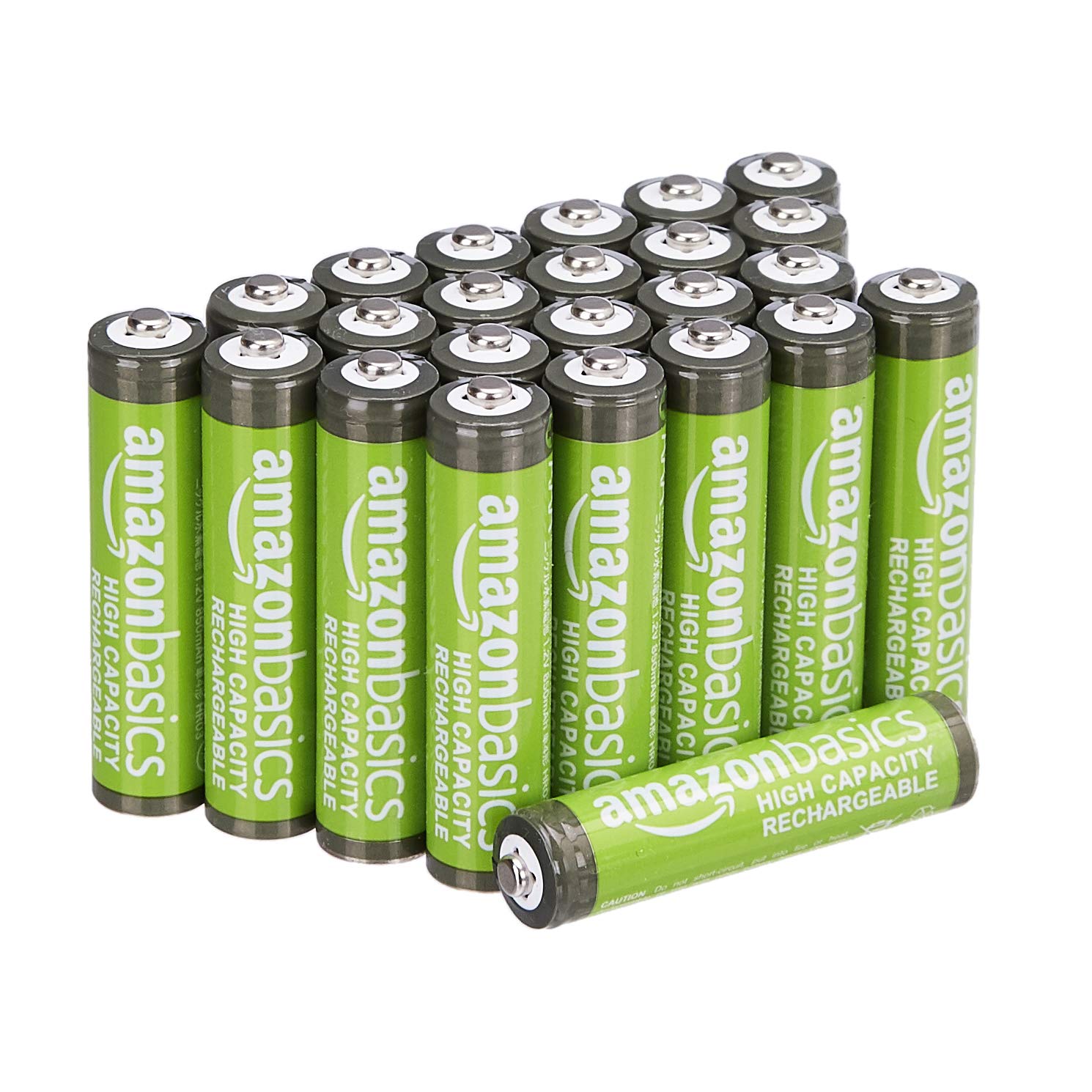 Amazon Basics Batterie Ricaricabili AA 2400mAh 16 Pezzi