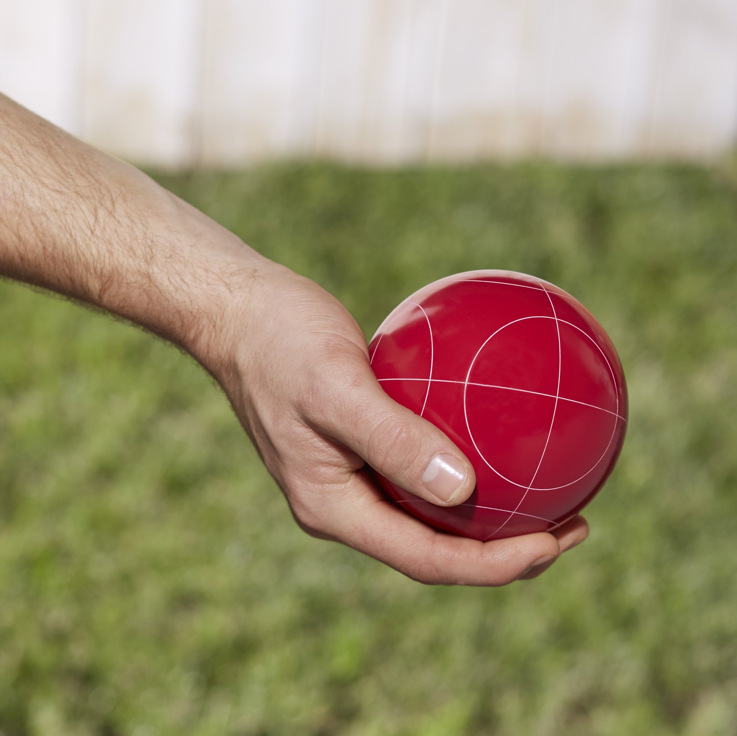 AmazonBasics Set Bocce 100 mm 8+1 con Custodia Adulti