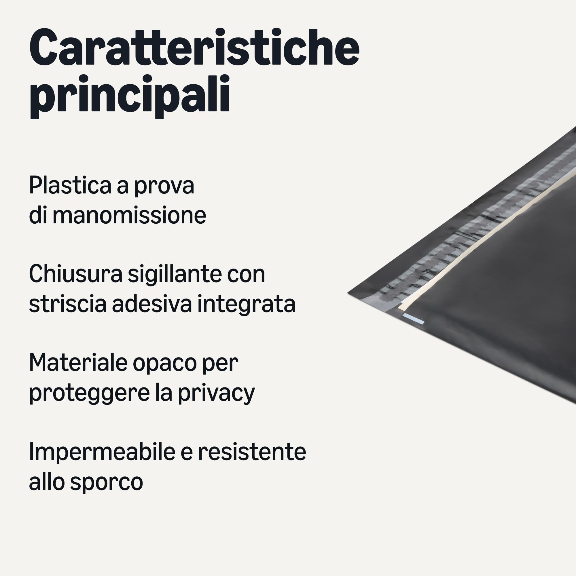 Amazon Basics Buste Spedizione Nere 25,4x33cm Confezione 100
