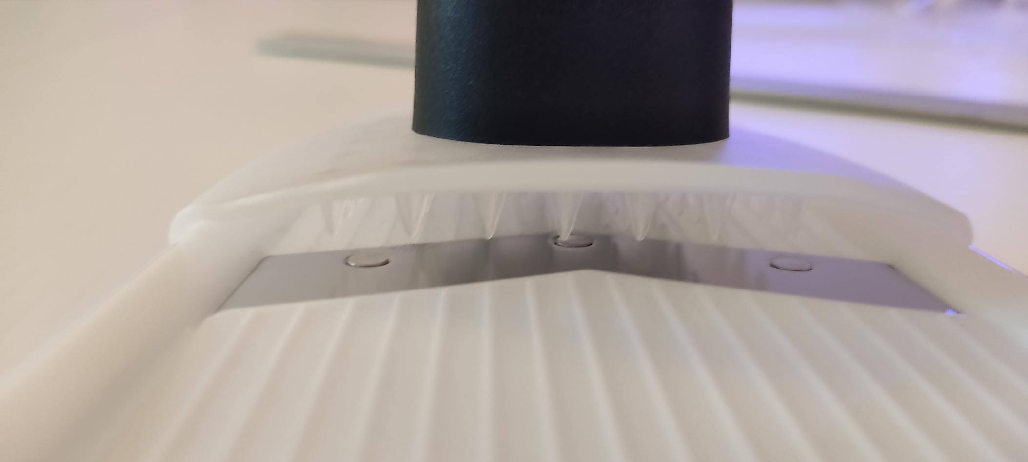 Amazon Basics Mandolina Manuale Bianca 3 Spessori Acciaio