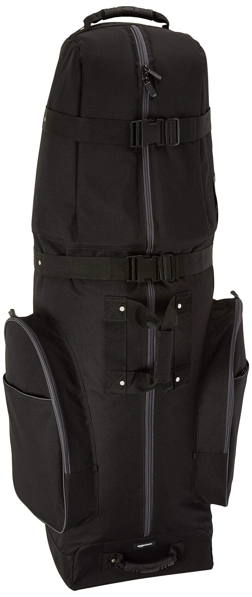 Amazon Basics Borsa golf da viaggio lati morbidi nera 127 cm