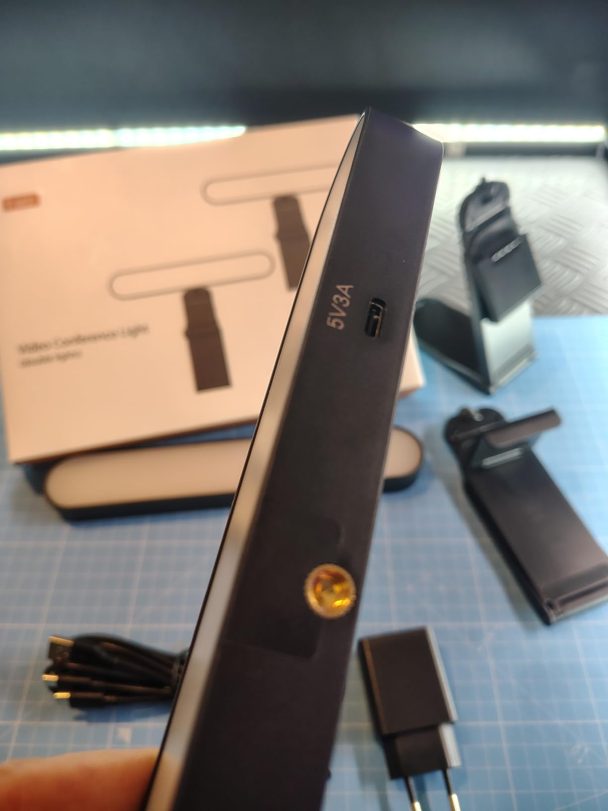 RealPlus luce video LED con supporto 1 pezzo luce morbida