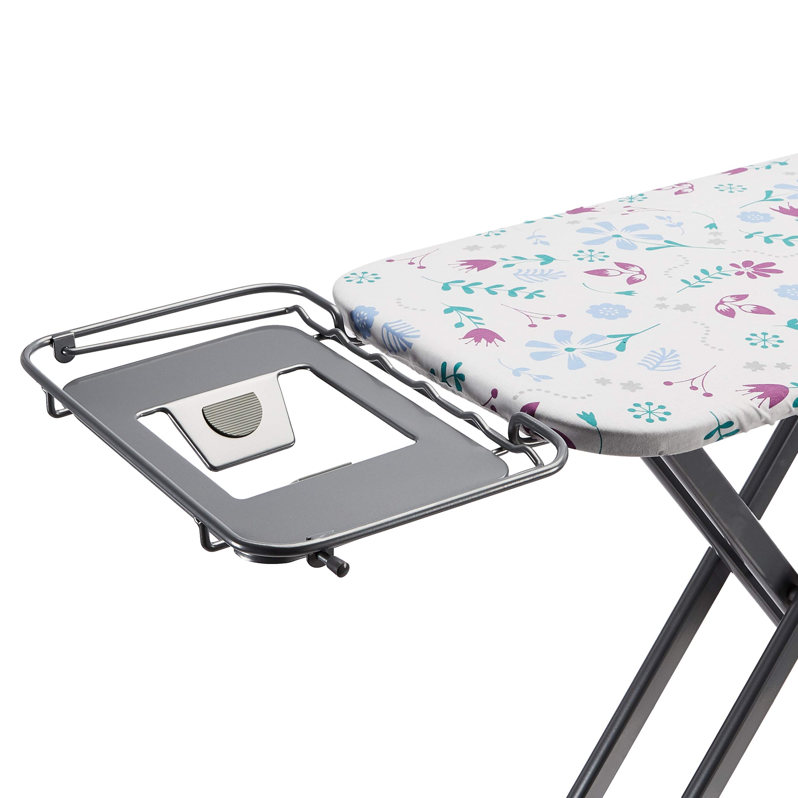 Amazon Basics asse da stiro grande 122x38 cm grigio con ripiano vapore