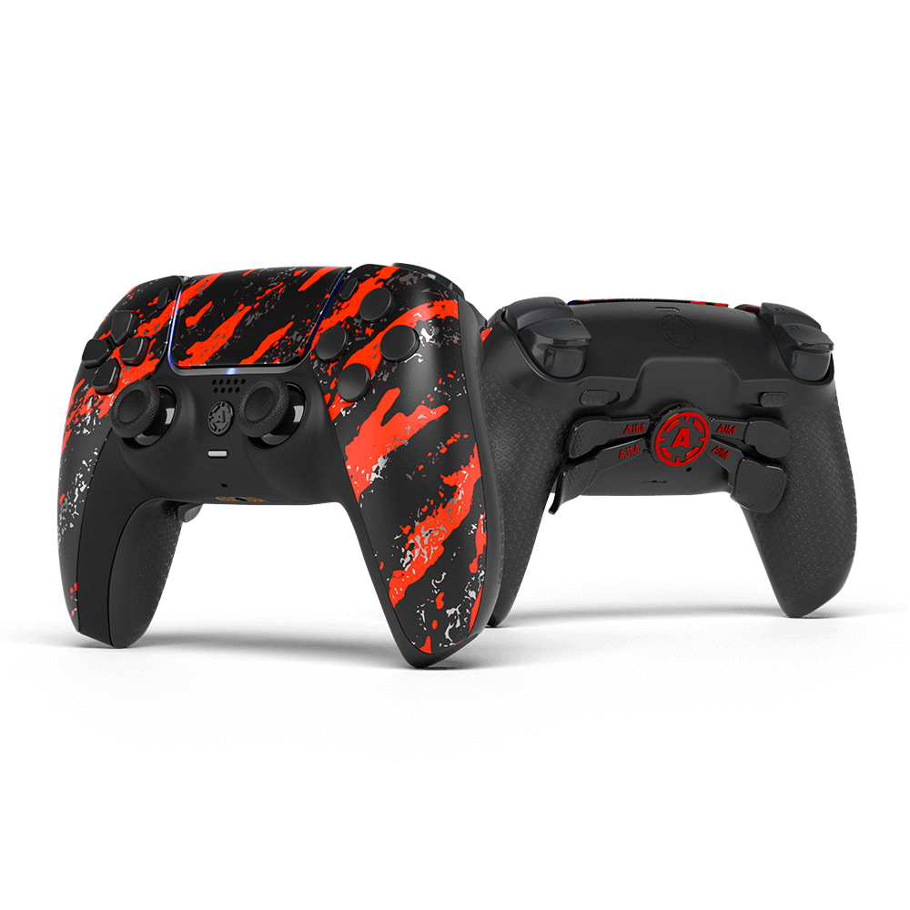 Aim Controller Metallic Camo Red controller PS5