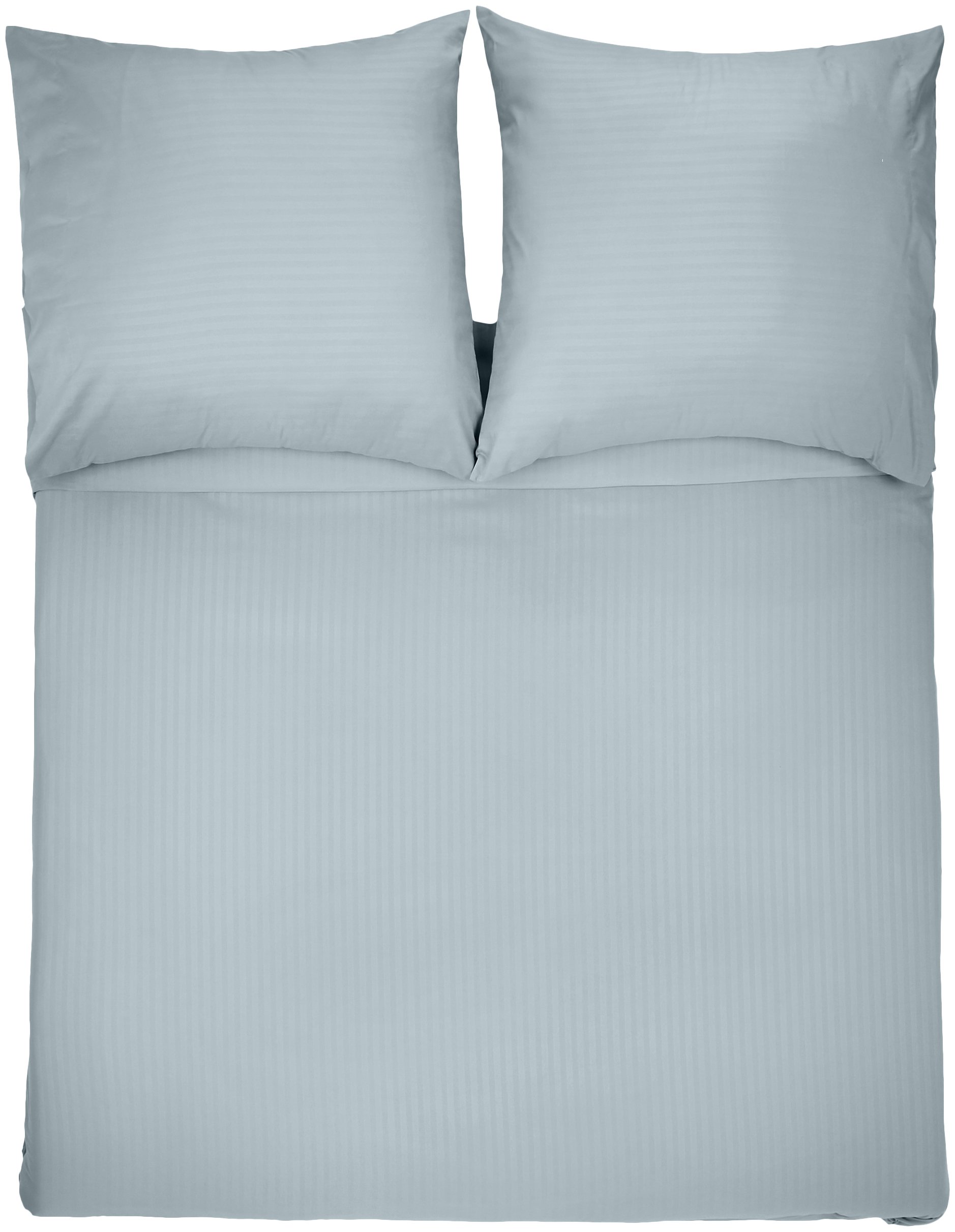 Amazon Basics Set Copripiumino Matrimoniale 3 Pezzi Grigio Scuro