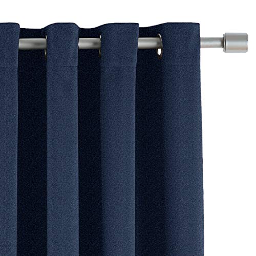 Amazon Basics Theatre Grade tende oscuranti 132x160 blu navy 2 pezzi termiche