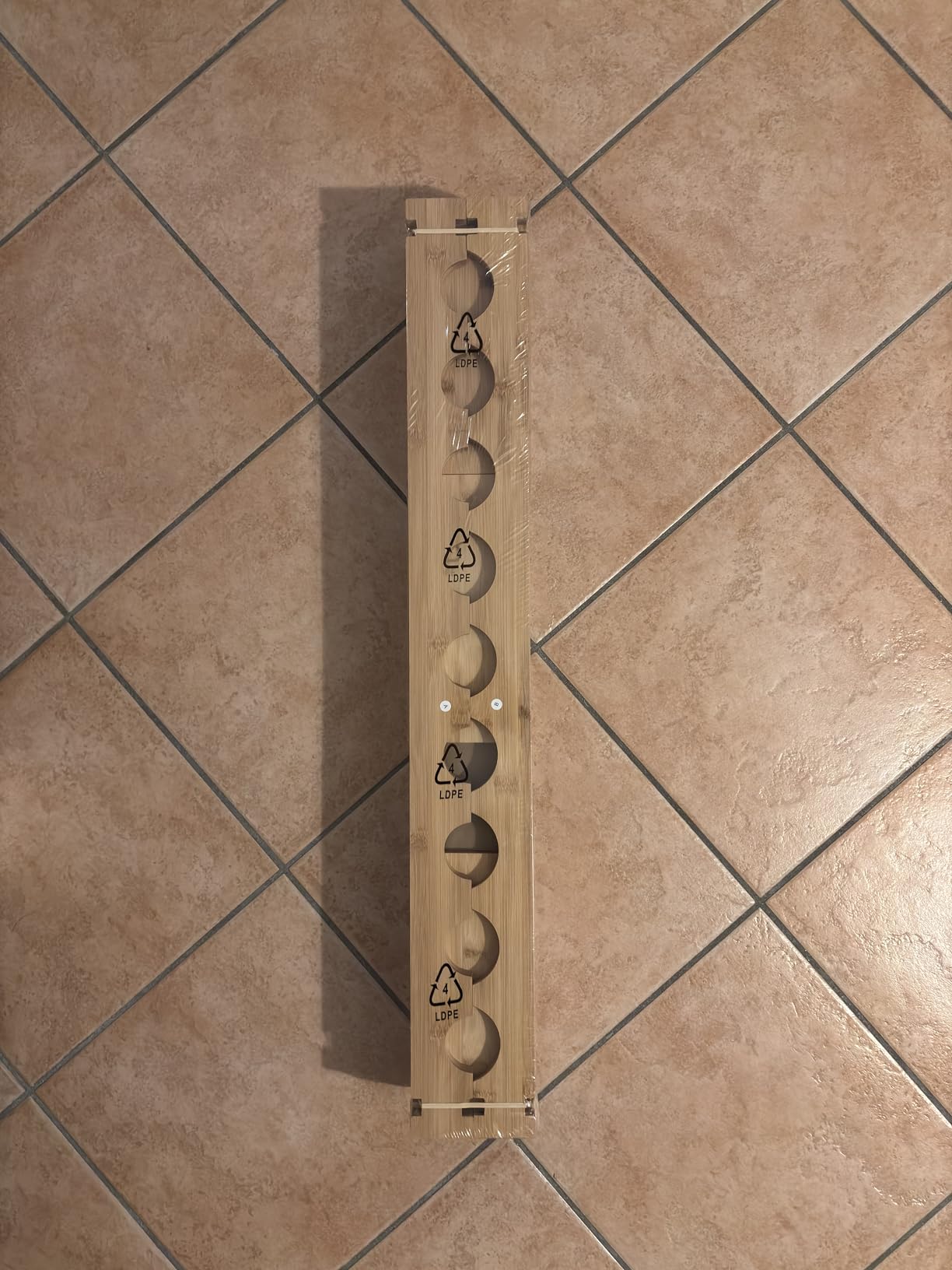Amazon Basics Portabottiglie Vino Bambù 36 Bottiglie