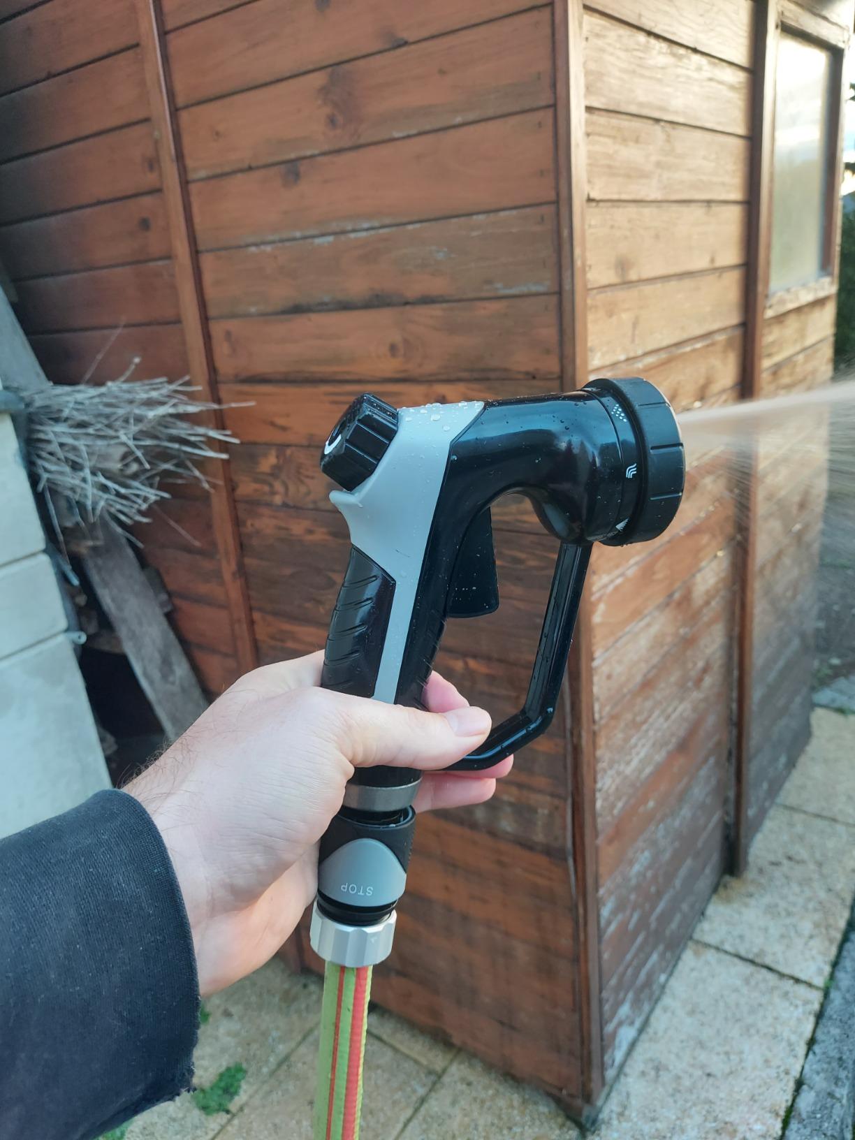 Amazon Basics Ugello Irrigazione 8 Getti Pistola Giardino Zinco