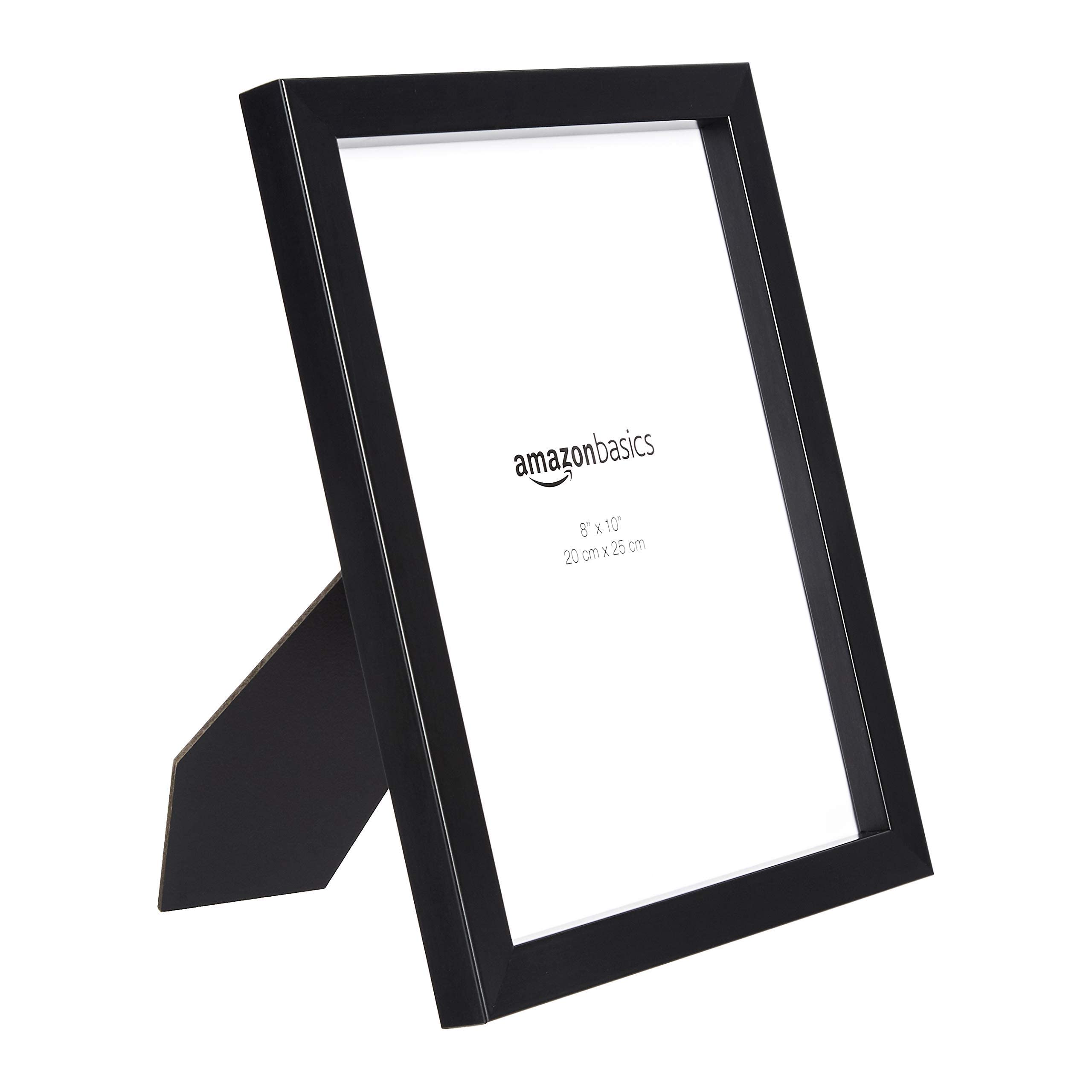 Amazon Basics Cornice Foto 20x25 cm Nero 2 Pezzi Vetro