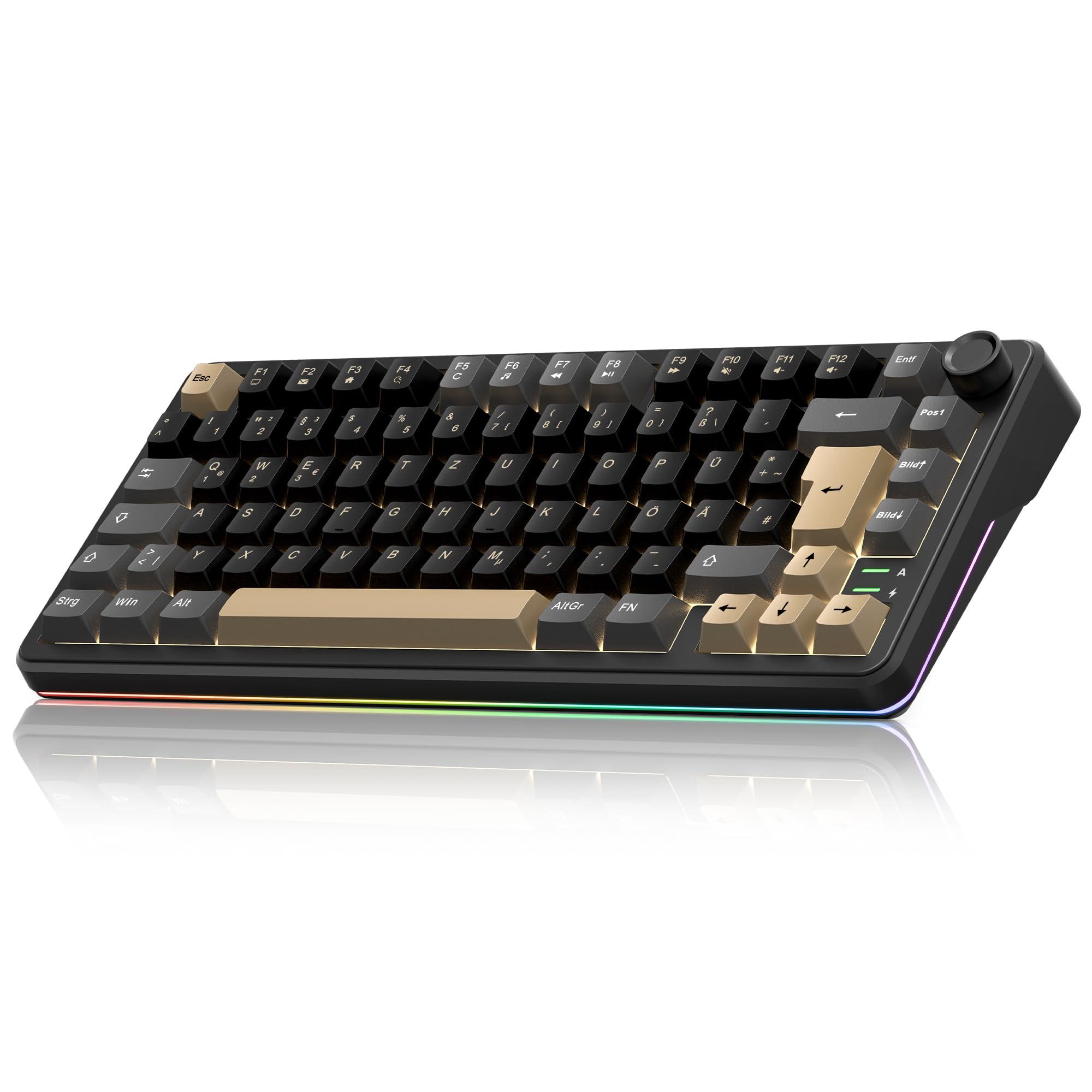 RedThunder K75 Tastiera Meccanica Gaming Wireless RGB DE