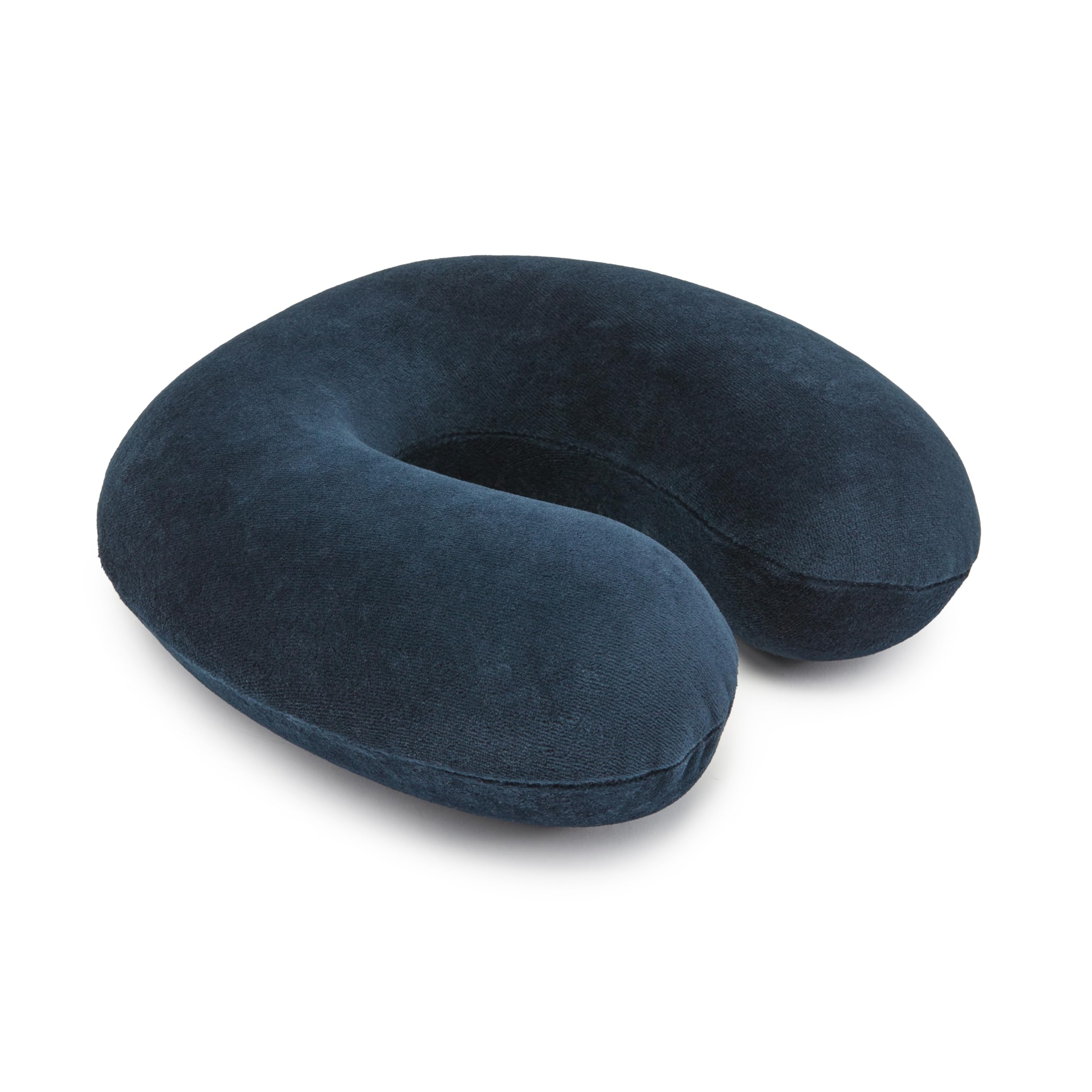 Amazon Basics Cuscino da Viaggio Memory Foam Grigio semicircolare