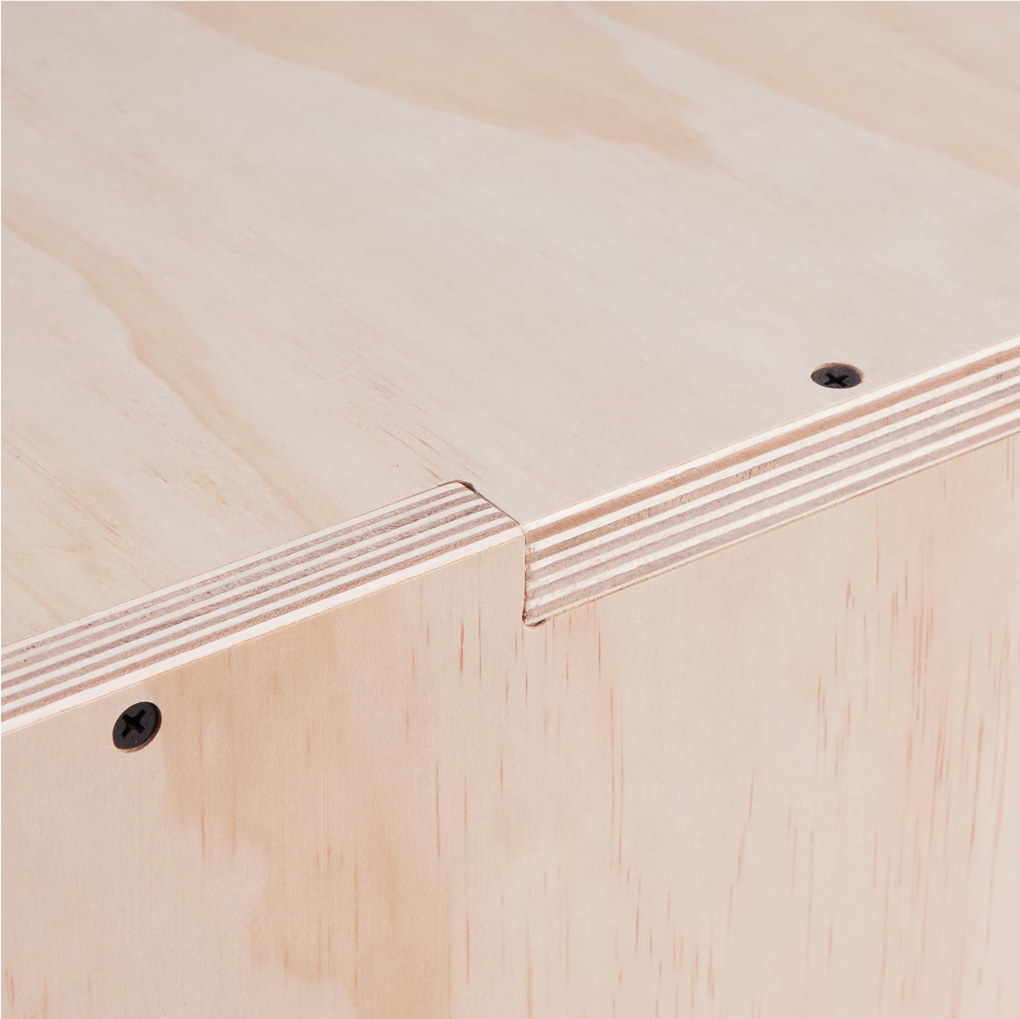 Amazon Basics Jump Box Pliometrico Legno 3 Altezze 204 kg
