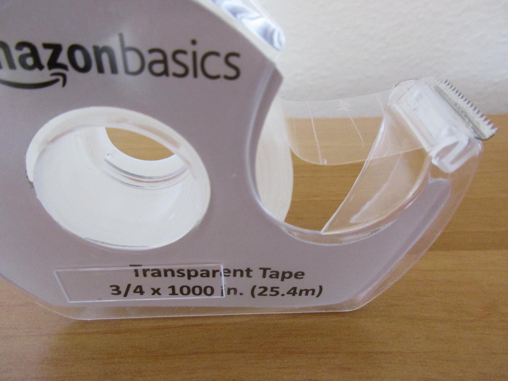 Amazon Basics Nastro Adesivo Trasparente 12 Rotoli