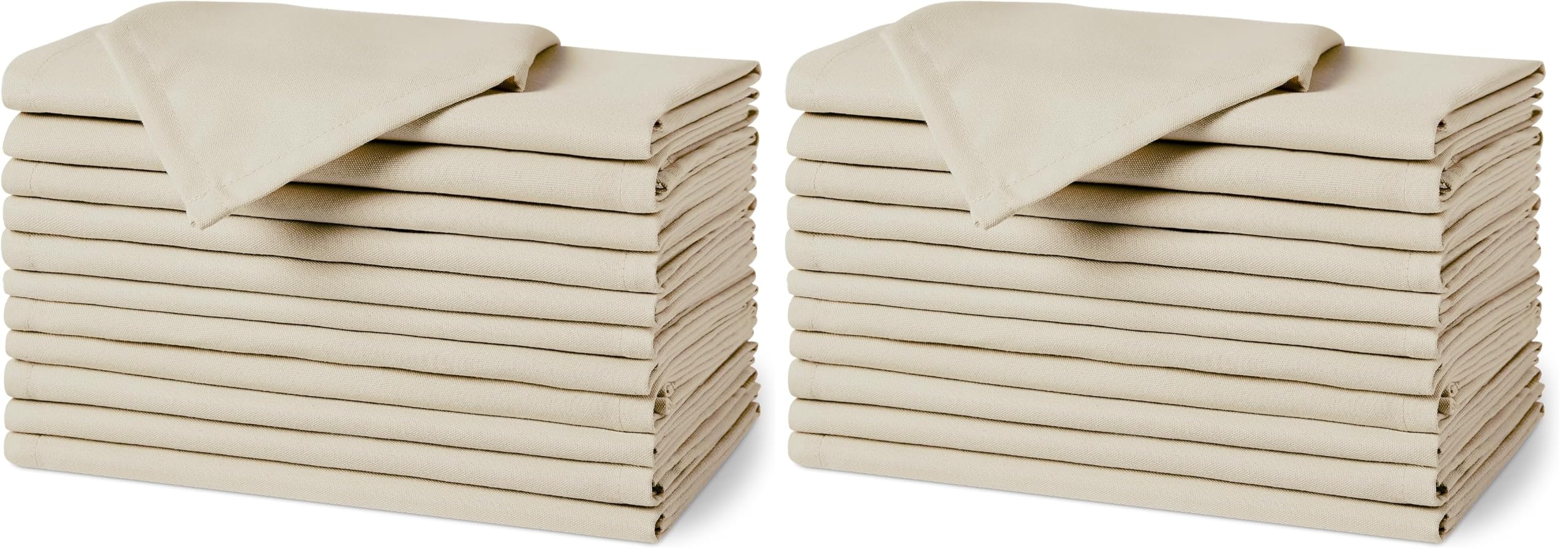 AmazonBasics Tovaglioli Stoffa Antimacchia 43x43 Blu 12 Pezzi