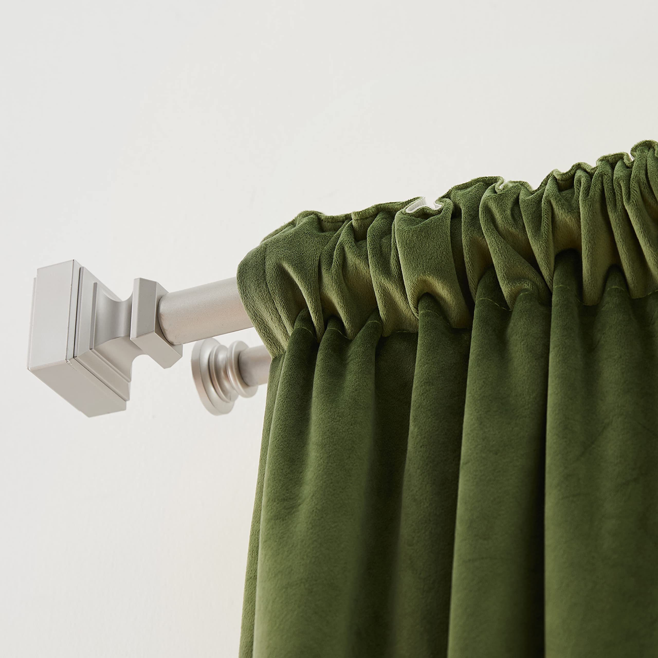 Amazon Basics Bastone Doppio Tenda 183-366 cm Nichel Estensibile