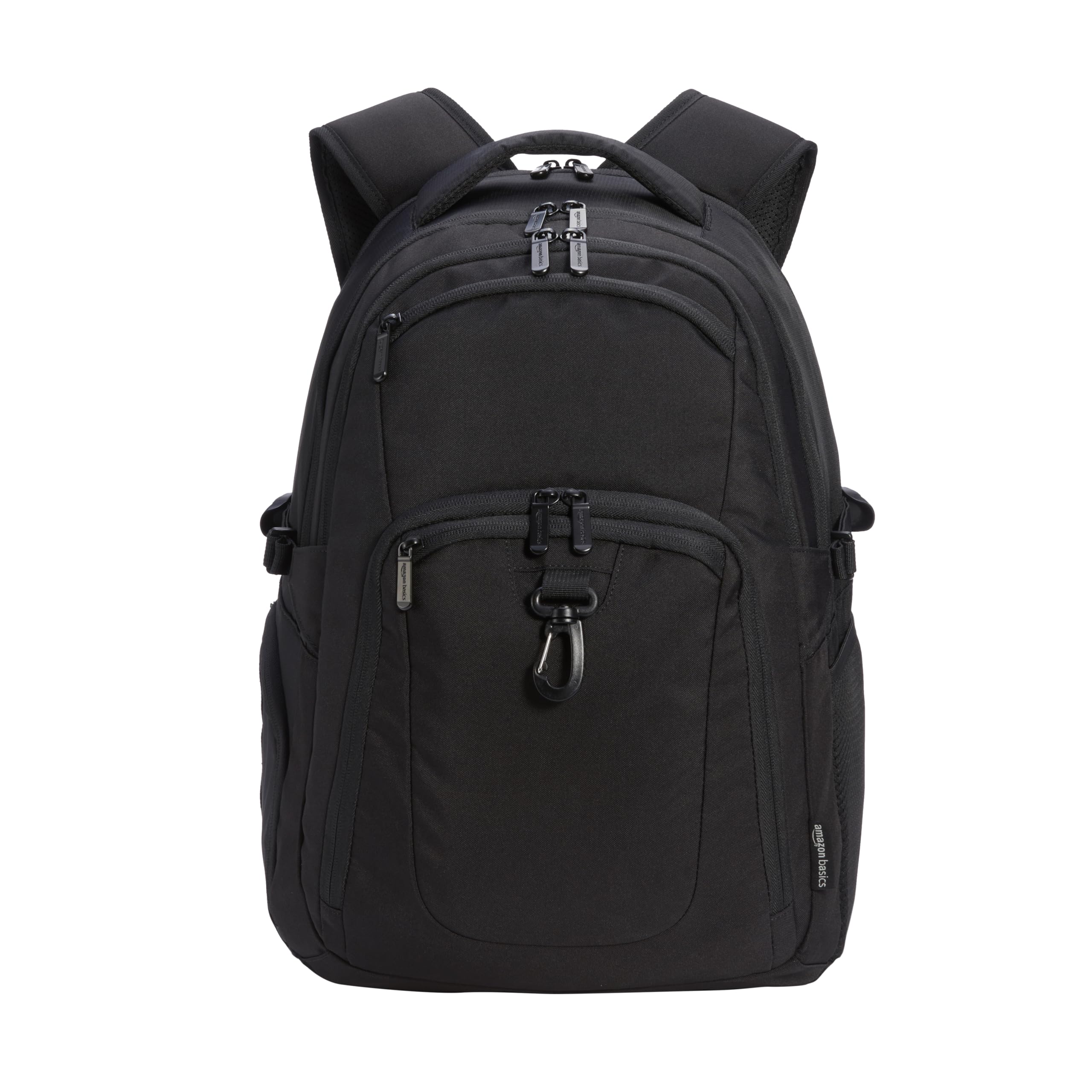 Amazon Basics Zaino Laptop 15,6 Pollici Nero Idrorepellente